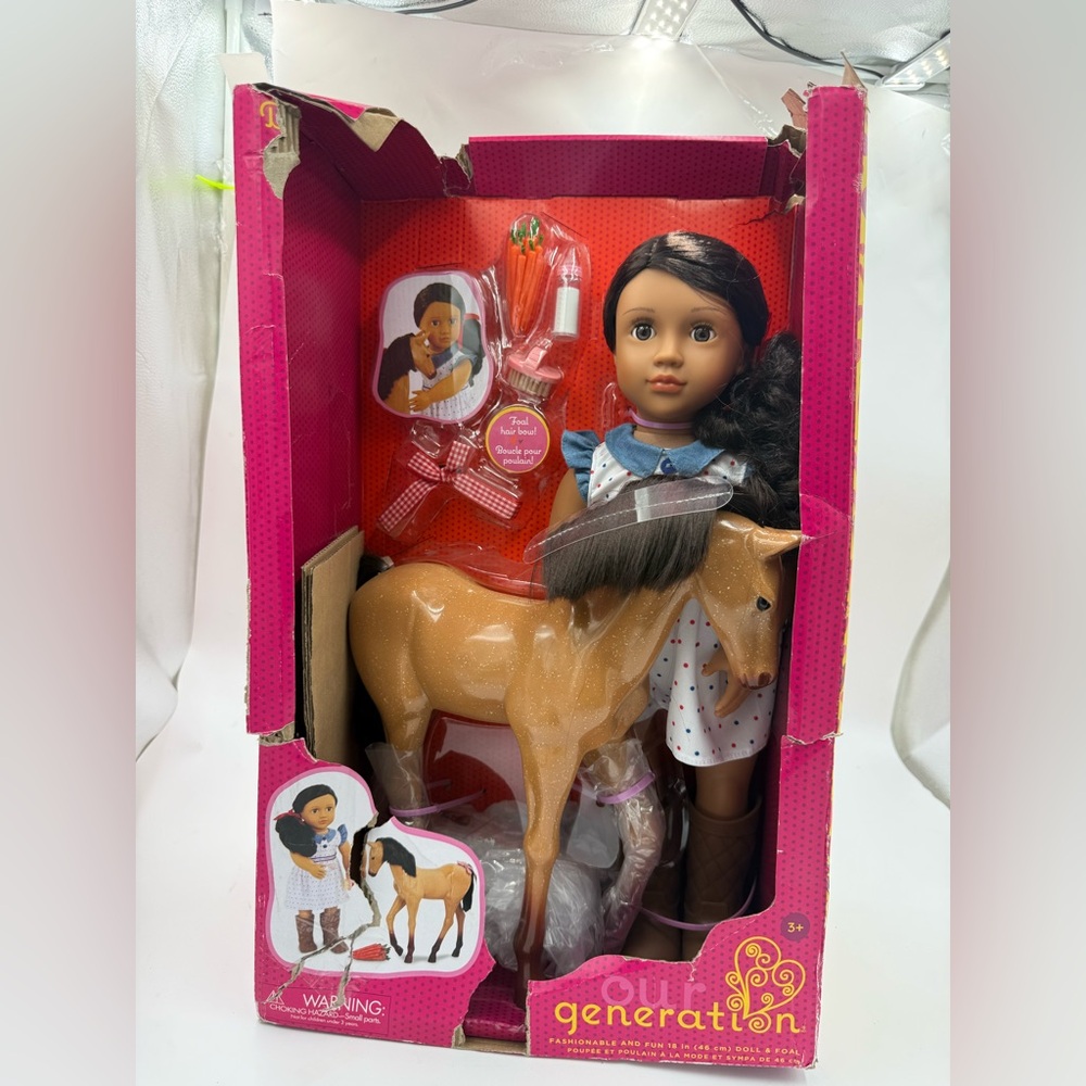 Our generation Daria Doll And Horse, new sealed in the box,